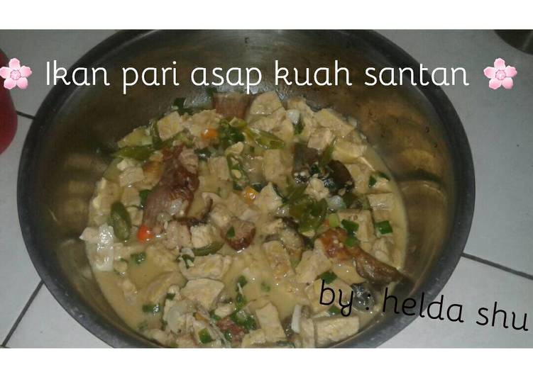 resep ??Ikan Pari Asap Kuah Santan??