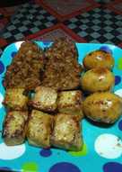 Tempe,tahu & telor Bacem