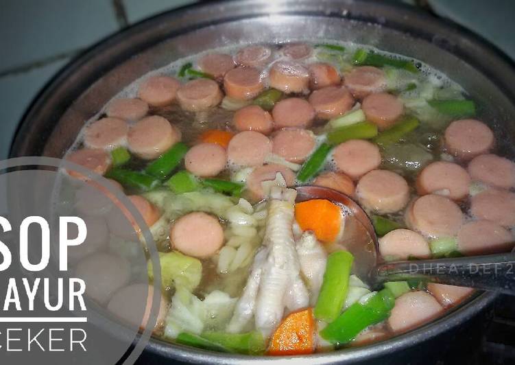 Resep Sayur sop ceker simple By mimi salwa ( Dhea )