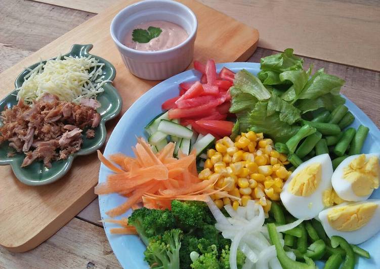 gambar untuk resep makanan Thousand Island Salad (Salad Sayur)