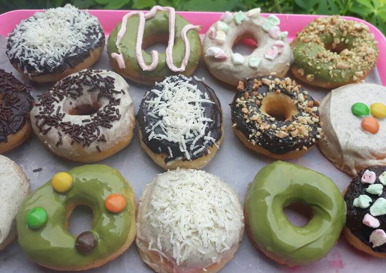 bahan dan cara membuat Donat ala Jco KW 100??