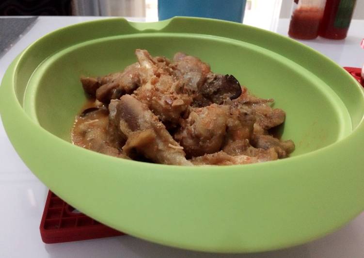 resep lengkap untuk Ayam bumbu pedas manis (bumbu rujak)