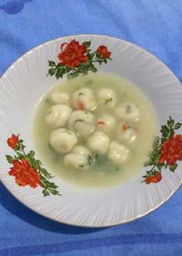 Cibelok (Cilok Tepung Beras) Kuah Homemade