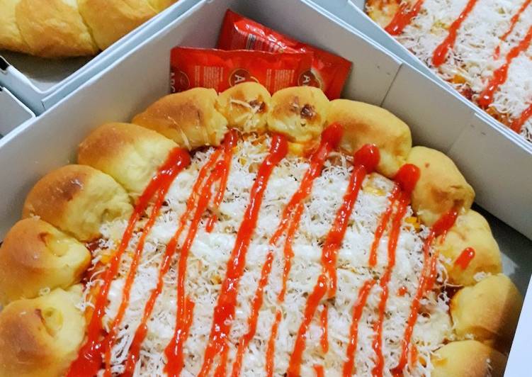 gambar untuk cara membuat Pizza bakulan anti gagal