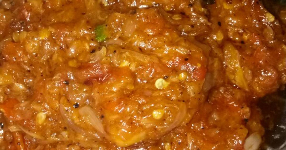 57 resep sambal bajak tahan lama enak dan sederhana Cookpad