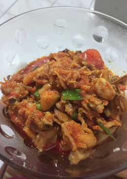 Ayam suwir kuah balado