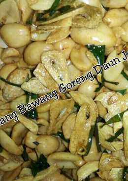 Kacang Bawang Goreng Daun Jeruk