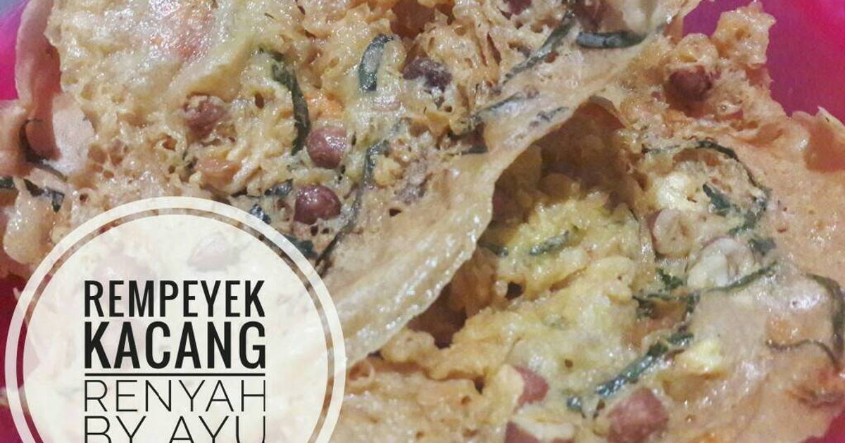  Resep  Rempeyek  Kacang  Renyaah oleh AyuAnita Petrisia Cookpad