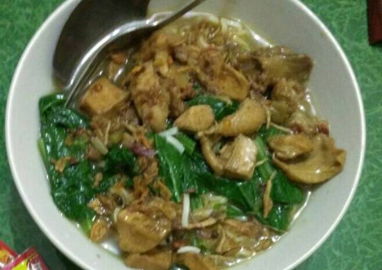 resep makanan Mie Ayam mix Bumbu Kare