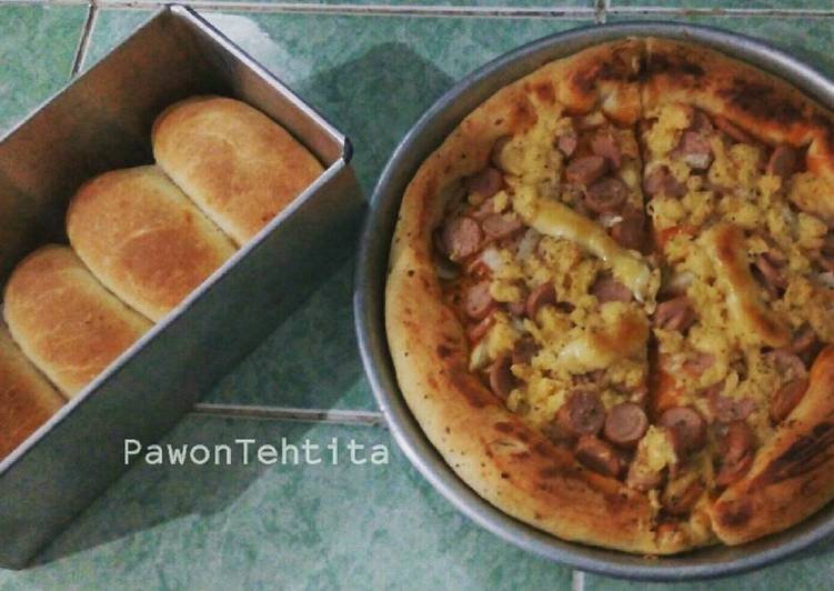 Resep Pizza Topping Sosis Ayam (dough : teh Ricke) Kiriman dari Tita
Chairinisa (Pawon Tehtita)