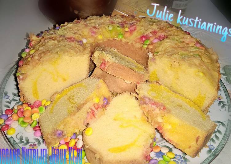 resep makanan Bolu Panggang Nutrijel Jeruk keju