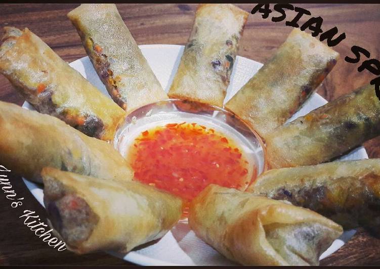 resep Asian Spring Roll