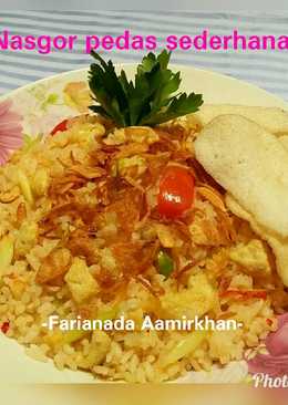 Nasgor pedas sederhana