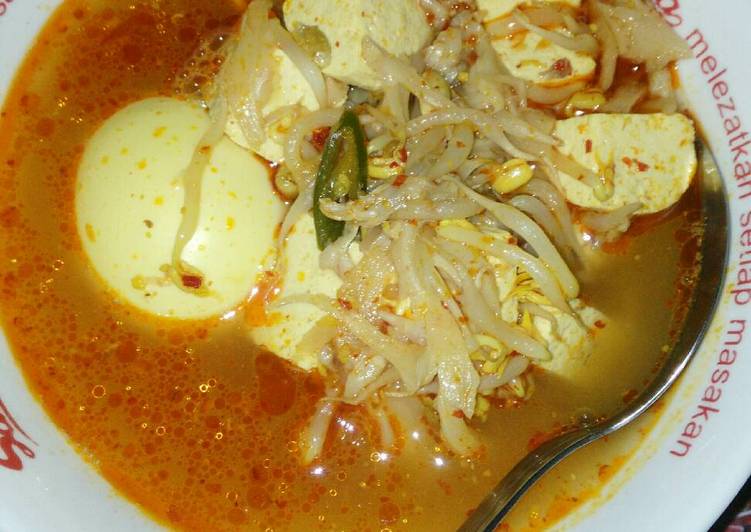 resep masakan Sop tahu toge pedas ala indonesia