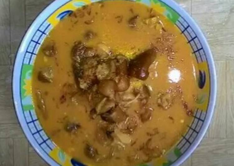 resep lengkap untuk Gulai Kaki Sapi (kikil)