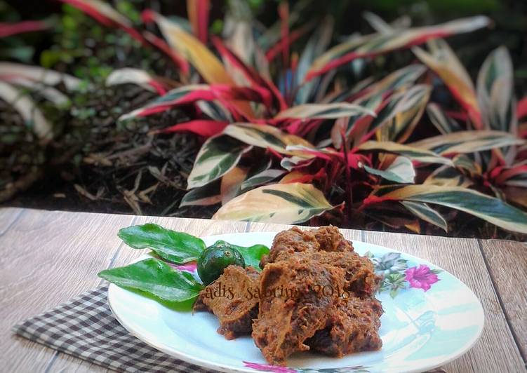 Rendang limpa #rabubaru
