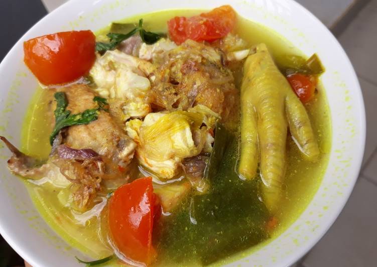 gambar untuk resep makanan Soto ayam