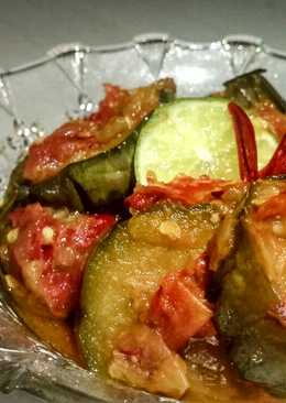 Balado terong panggang