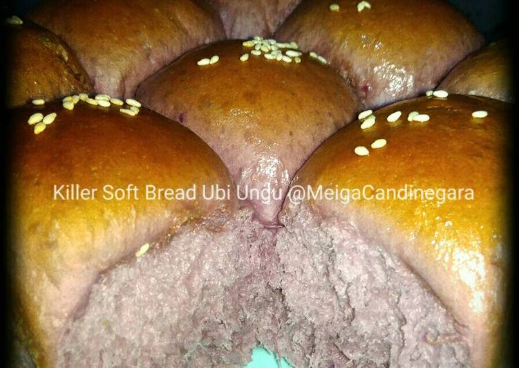 resep masakan Killer Soft Bread (ubi ungu)