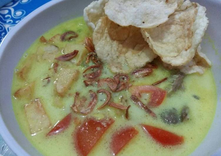 resep makanan Soto betawi ala risty