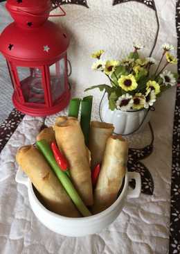 Lumpia Ayam, Rebung dan water chestnut