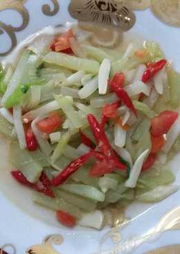 Tumis sayur labu