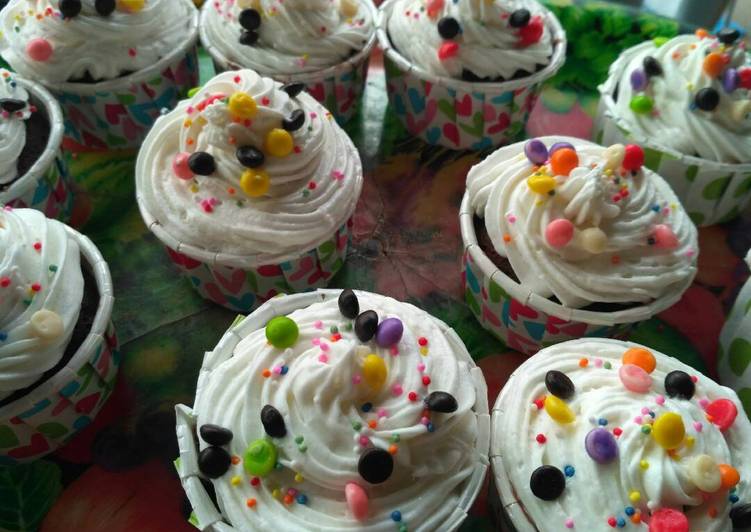 resep masakan Cup cake (base brownis) #beranibaking