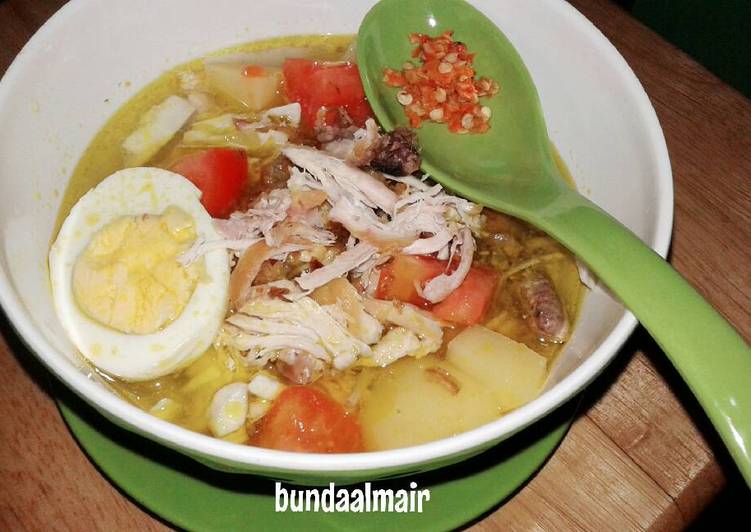 gambar untuk cara membuat Soto Ayam