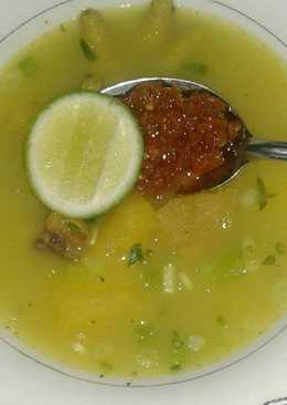 Sop singkong ceker