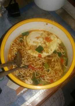 Mie Kuah Pedas Ala kadarnya