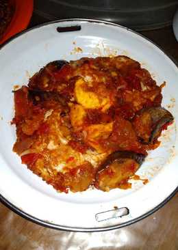 Balado Terong Telur Ceplok