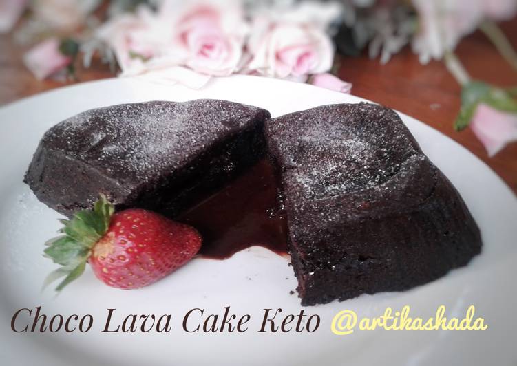 resep masakan Choco lava cake keto