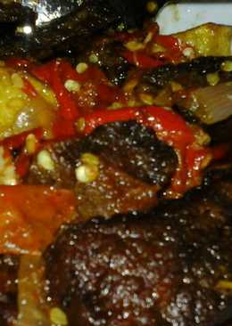 Daging sapi balado tanpa MSG