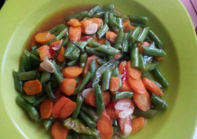 resep makanan Tumis buncis wortel simpel