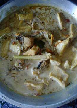 Ayam tahu masak santan pedas