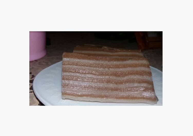 resep masakan Kue lapis coklat susu