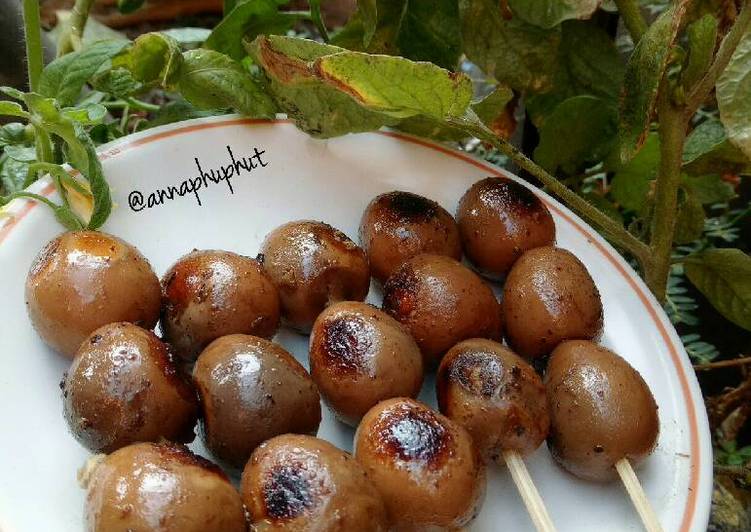 gambar untuk resep makanan Sate telur puyuh