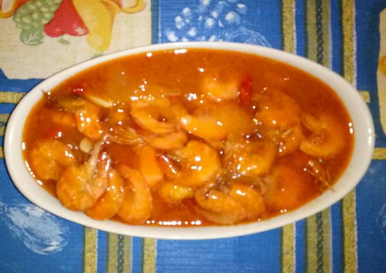 Resep Udang Saus Asam Manis