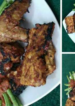 Ayam bakar dan tempe bakar maknyuss