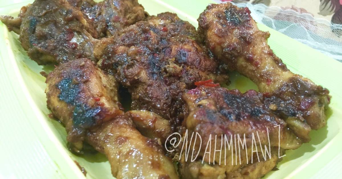 Resep Ayam bakar super pedas ala Indah Haidiyanti