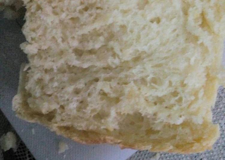 gambar untuk cara membuat Roti tawar eggless renyah di luar lembut di dalam