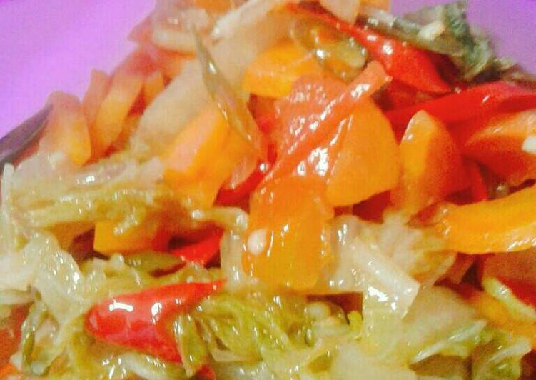 Resep Sayur sawi putih dan wortel Oleh Alviana Yuli Susanti