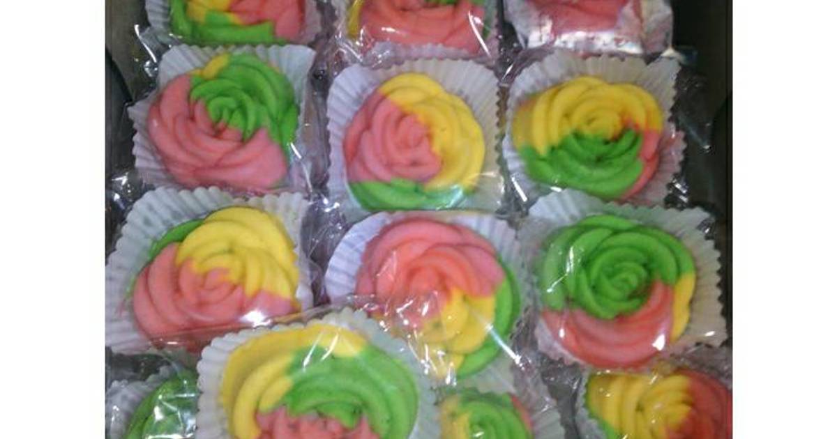 Resep Bolu kukus mawar