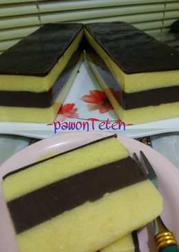 Puding Jagung Coklat ala Lapis Surabaya