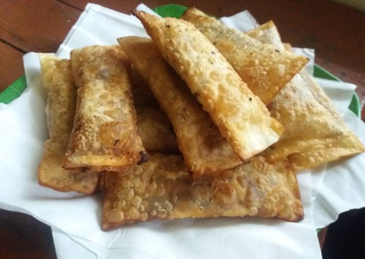 Resep Piscok Kulit Pangsit Oleh Lia