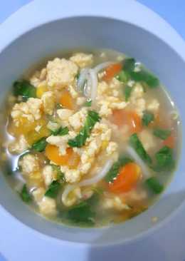 Tumis telur sayur anak