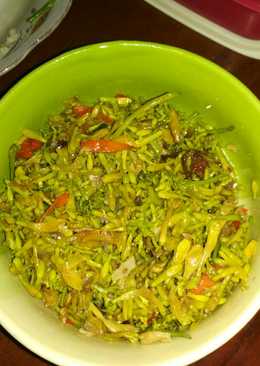 Oseng kembang gandul (oseng bunga pepaya) ðð