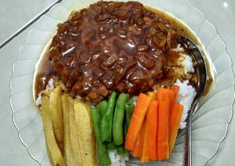 gambar untuk cara membuat Steak Tempe Saus BBQ