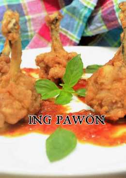 Ayam lolipop Saus padang (#posting_rame2 ayam)