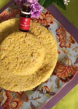 Nasi Kuning Lemongrass Young Living EO Masak di Rice Cooker